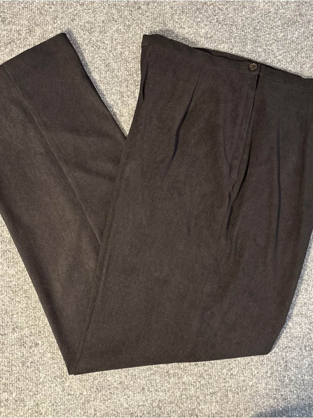 Vintage Scarlett Olive Green Zip Top with Black Pants 2-piece pantsuit Size 10 - Picture 3 of 14